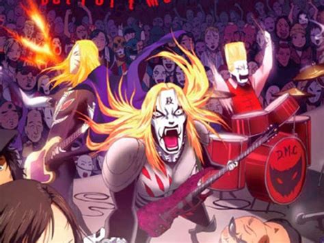 metal band anime